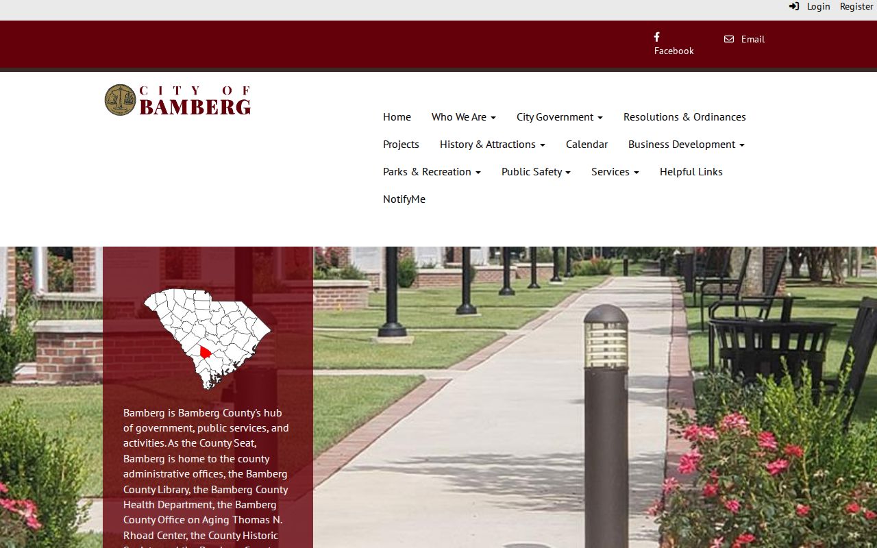 City office used for Bamberg criminal records in Bamberg County